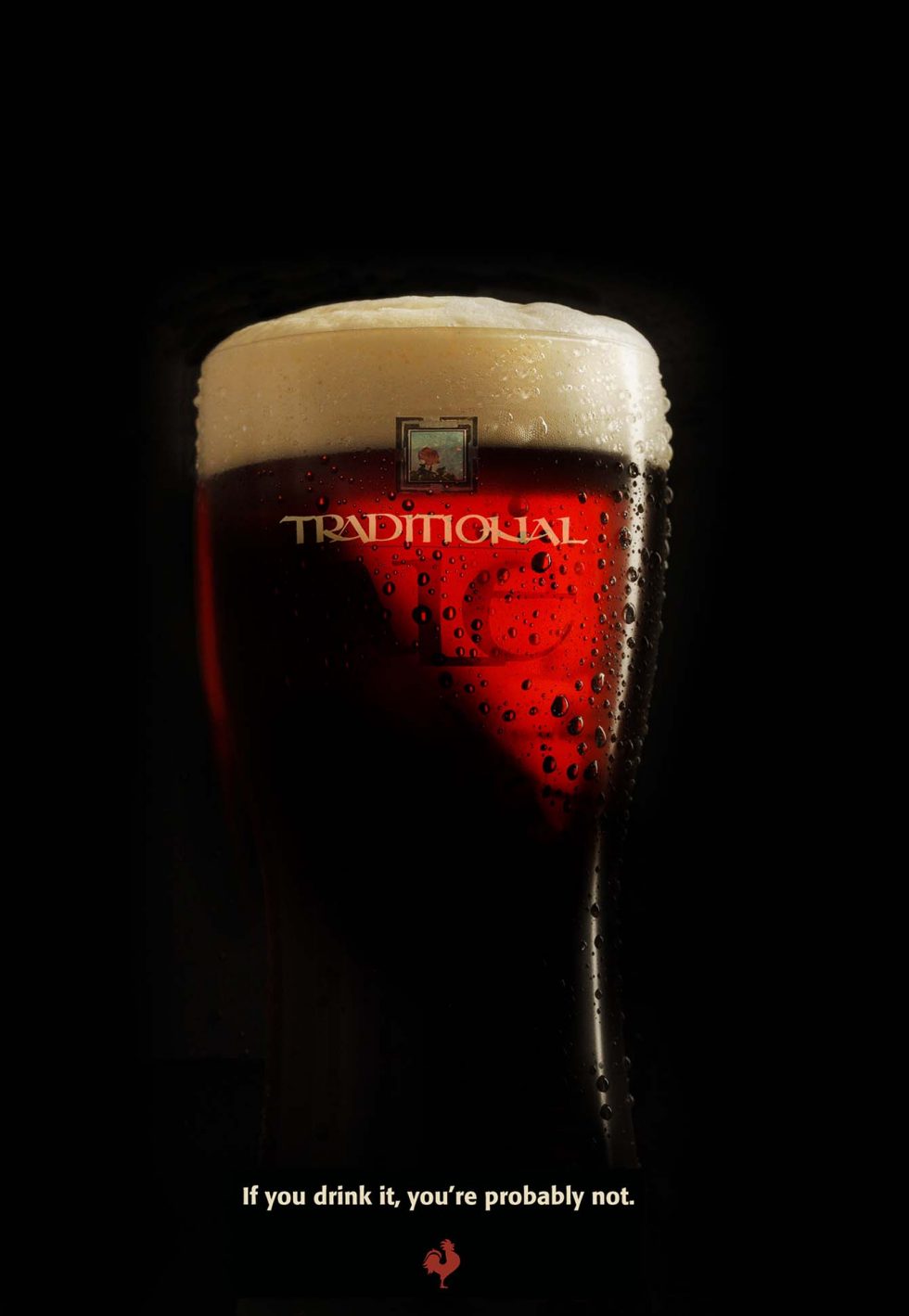 Calgary Beverage Photographer. A pint of Traditional Ale by Big Rock.